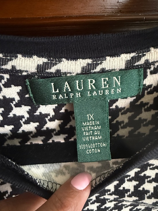 Lauren Ralph Lauren houndstooth top - Picture 4 of 7